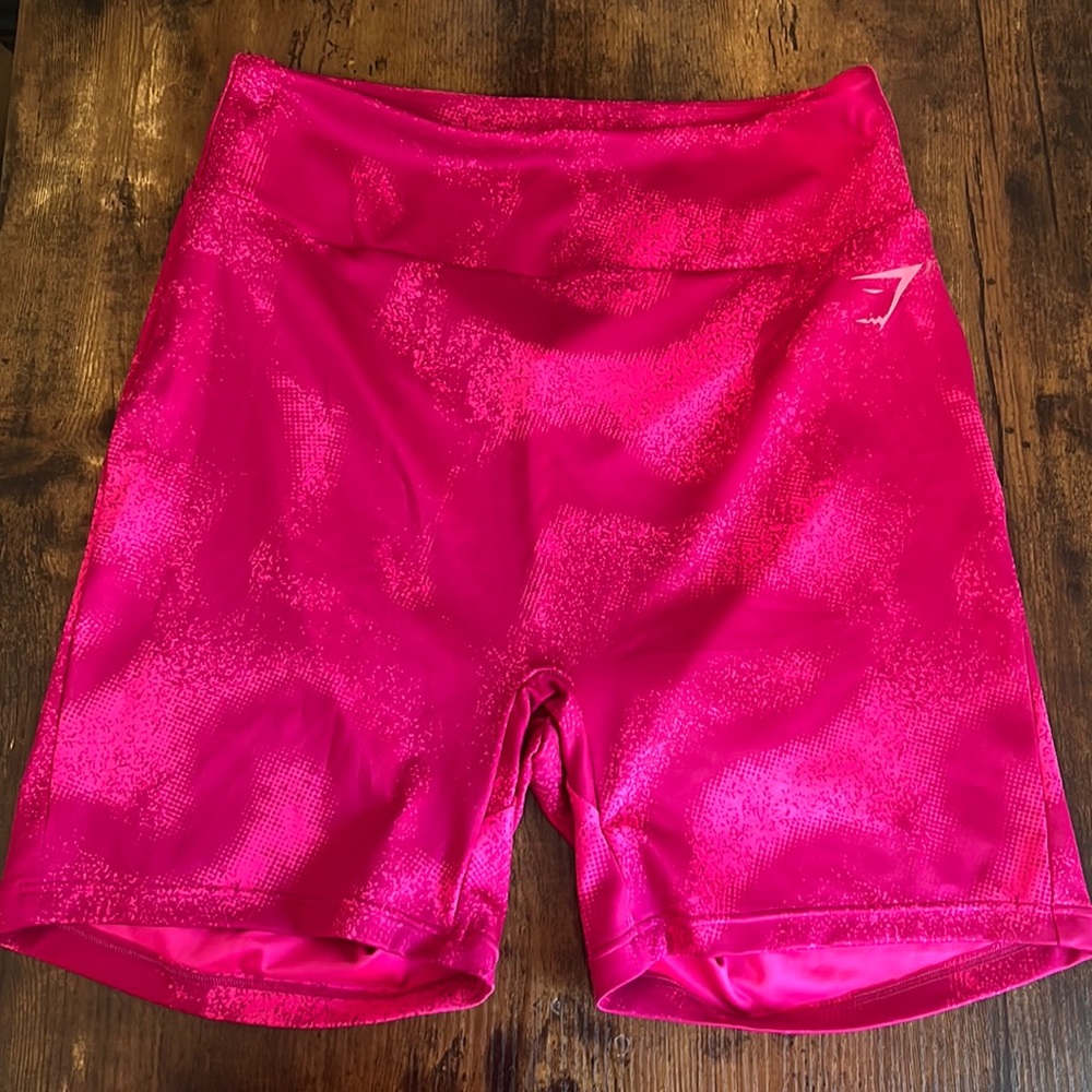 Pink Gymshark Bike Shorts